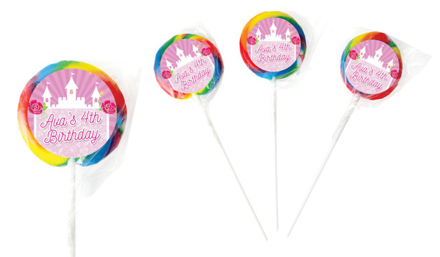 Princess Castle Personalised Lollipops - Australia's #1 Kids Party Supplies