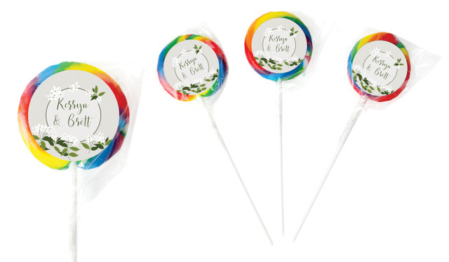 Jasmine Personalised Engagement Lollipops