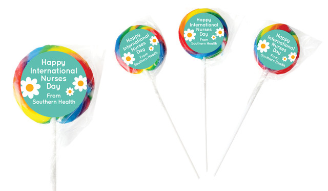 Daisy International Nurses Day Personalised Lollipops