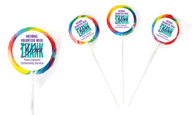 Thank You National Volunteer Week Personalised Lollipops