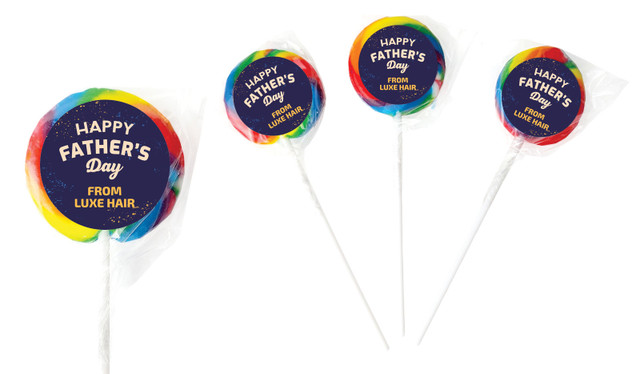 Night Sky Fathers Day Personalised Lollipops