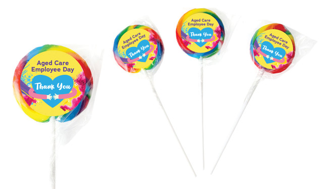 Aged Care Employee Day Personalised Lollipops