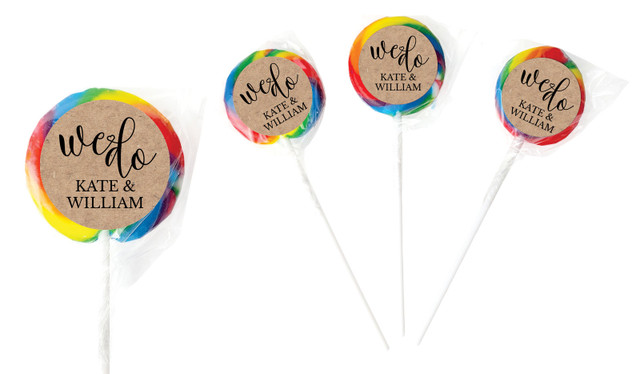 We Do Personalised Wedding Lollipops