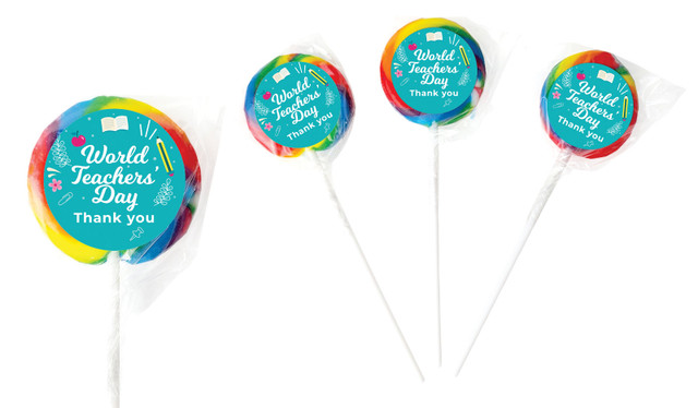 Fun Personalised Teachers Day Lollipop