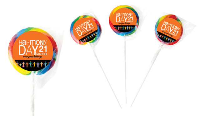 Harmony Day Branded Lollipop