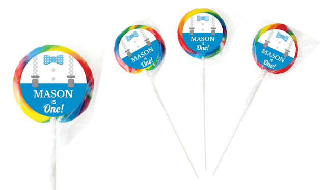 Little Man Birthday Personalised Lollipops