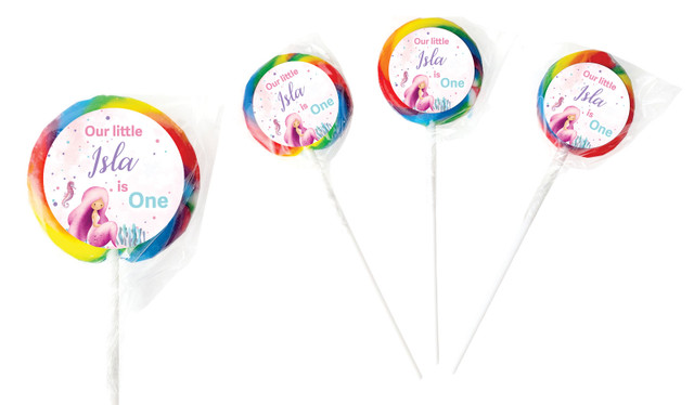 Oneder The Sea Personalised 1st Birthday Lollipop