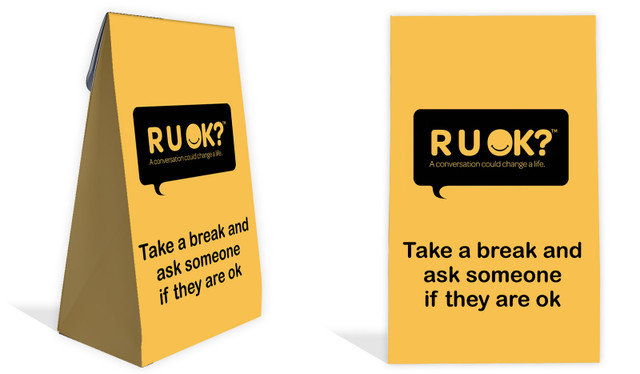 RUOK Day Branded Gusset Favour Bag