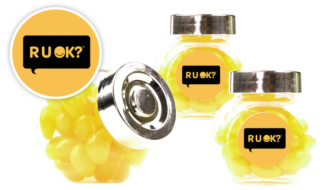 RUOK Day Personalised Mini Candy Jar