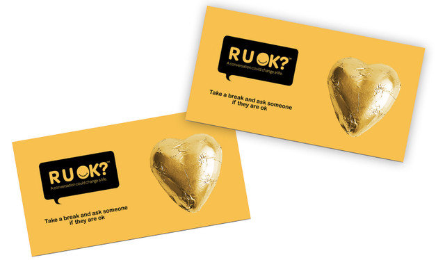 RUOK Day Personalised Heart Card