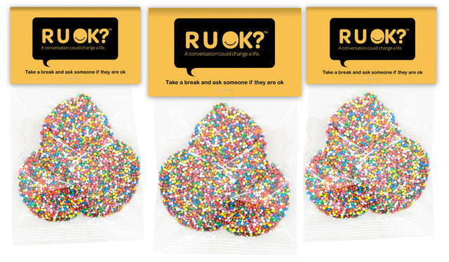 RUOK Day Branded Speckle Bag