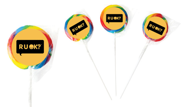RUOK Day Branded Lollipops