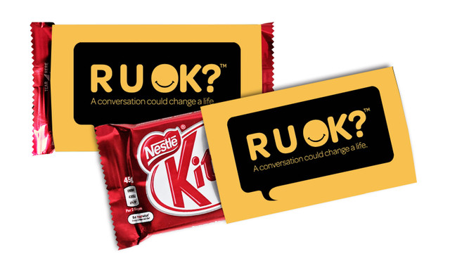 RUOK Day KitKat TM With Personalised Sleeve