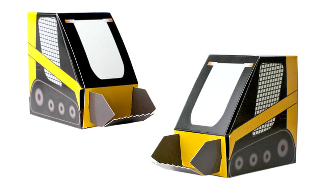 Branded Mini Digger Box 7cm