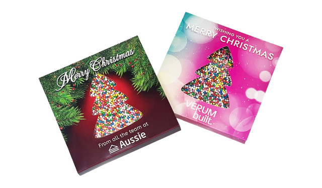 Christmas Shapes (Any Shape) Custom 10cm Freckle Box