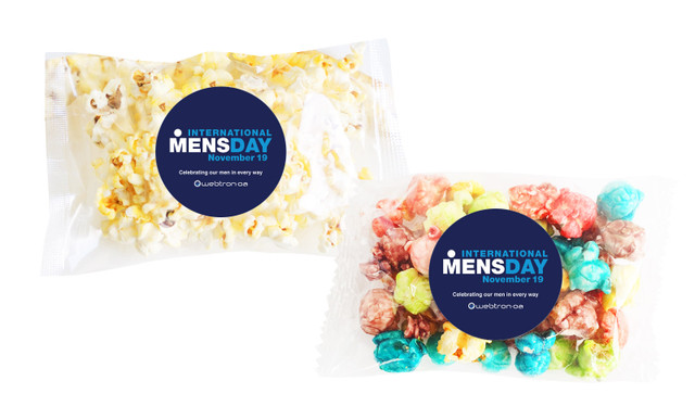 International Mens Day Personalised Popcorn Bag