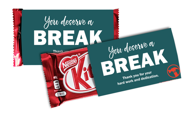 Deserve A Break Branded Kit Kat Bar