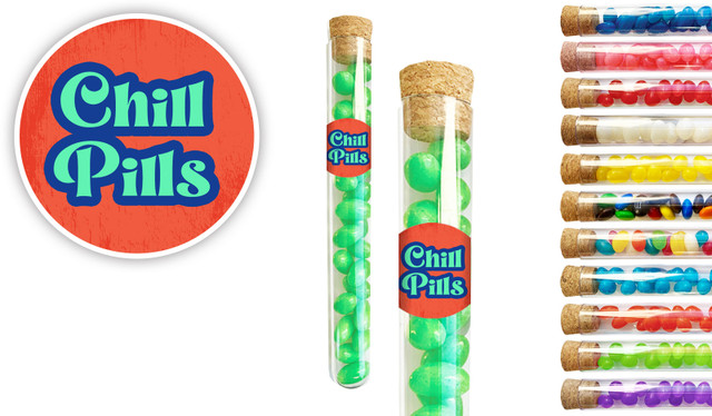 Chill Pills Test Tube Of Jelly Beans