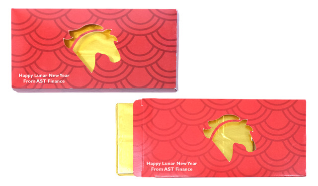 Branded Chinese New Year (Horse) Chocolate Bar In A Box