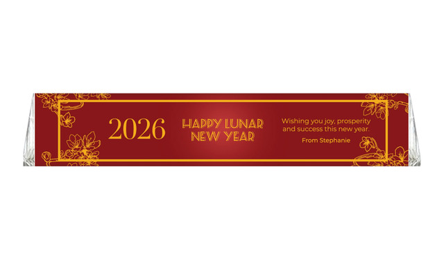 Cherry Blossoms Chinese New Year Custom Large Toblerone Bars 100g