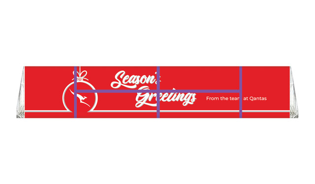 Bauble Outline Christmas Personalised Large Toblerone Bar 100g