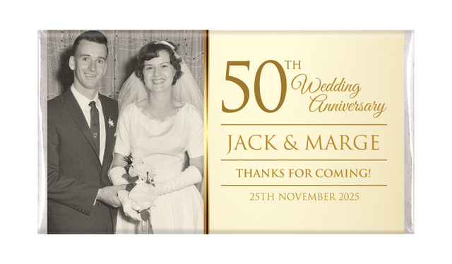 Add A Photo Wedding Anniversary Chocolates