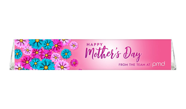 Gerberas Personalised Large Toblerone Mother's Day Chocolates 100g