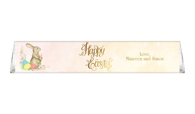 Beautiful Bunny Personalised Large Toblerone Bar 100g