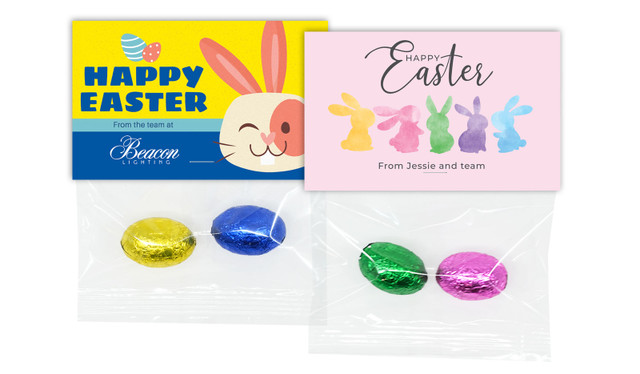 Easter Egg Lolly Bag With Topper (Incl. 2 Eggs)