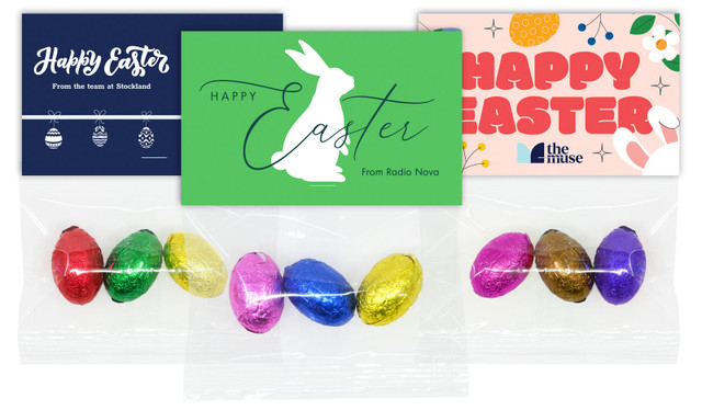 Easter Egg Lolly Bag With Topper (Incl. 3 Eggs)