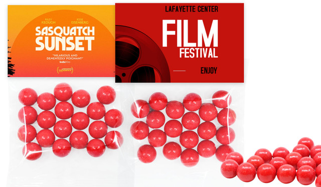 Branded Choc Orange Ball Lolly Bags With Topper