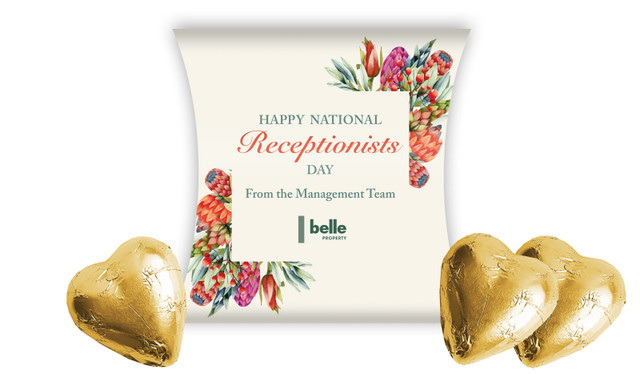 Receptionists Day Branded Pillow Boxes