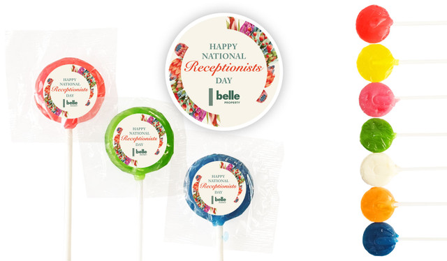 Receptionists Day Custom 3cm Mini Lollipops