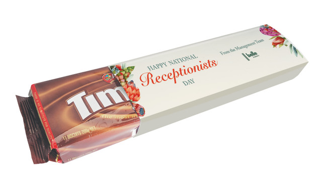 Receptionists Day Branded Packet Of TimTams TM