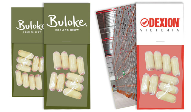 White Raspberry Bullets 30g Lolly Bag With Extended Topper