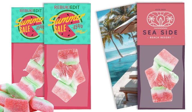 Sour Watermelon 30g Lolly Bag With Branded Extended Topper 