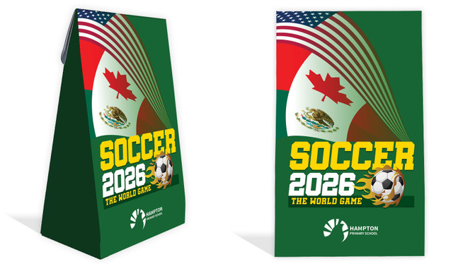 Soccer Championship Gusset Favour Bag