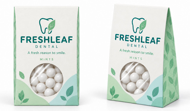 Branded Window Box With Mints 50g