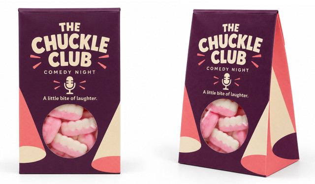 Branded Window Box With False Teeth Confectionery 50g