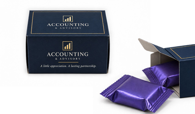 Branded Box With 2 x Dubai-Style Chocolates