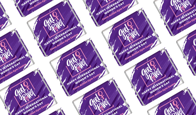 Girl Power International Women's Day Mini Chocolates