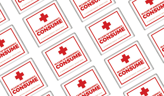 Emergency Consume Personalised Mini Chocolates