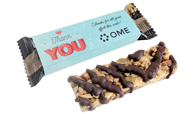 Muesli Bar With Personalised Sleeve (24-Pack)