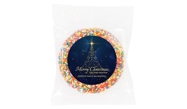 Blue Night Custom Christmas Giant Chocolate Freckle