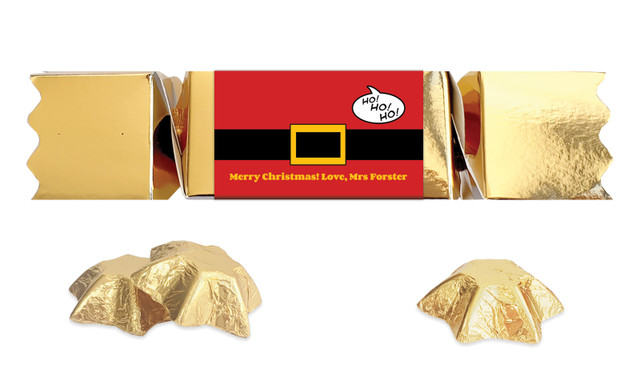 Santa Belt Personalised Christmas Bon Bon