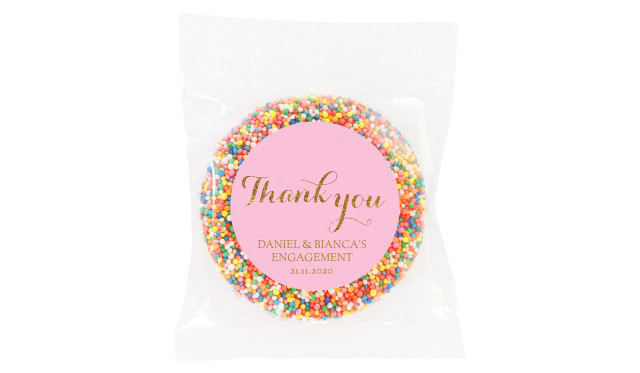 Golden Thank You Custom Engagement Giant Freckle