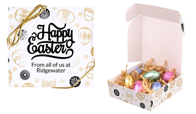 Sophisticated Personalised Easter Egg Nest Box