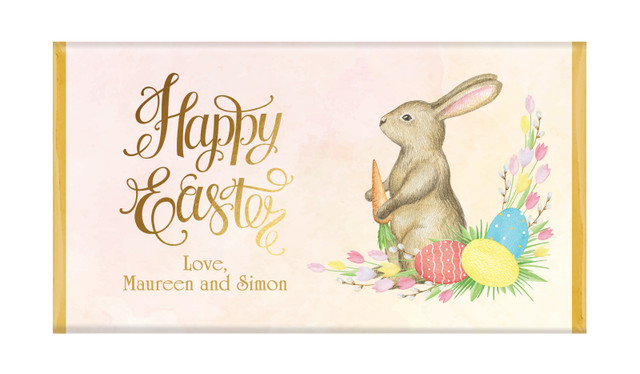Beautiful Bunny Personalised Easter Chocolates
