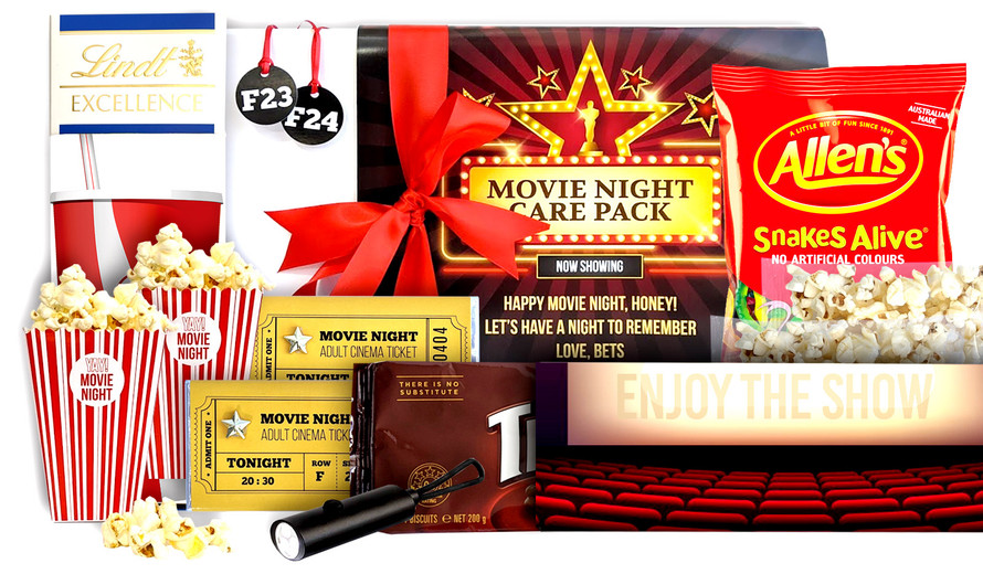 Movie Night Appreciation Snack Box Kit - Card Personalization Available |  Positive Promotions