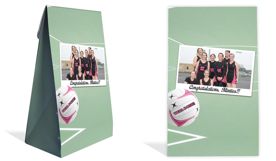 Personalised netball store bag